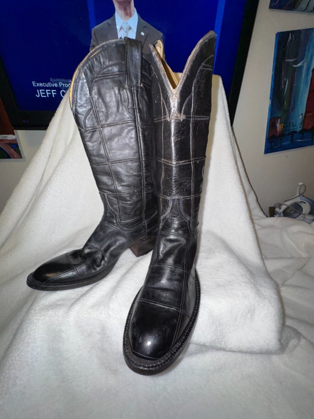 LARRY MAHAN Custom Women's Boots! SZ 7